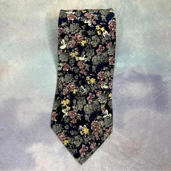 Mickey Mouse Men's Necktie Disney Tie Rack Silk - Picture 3 of 5